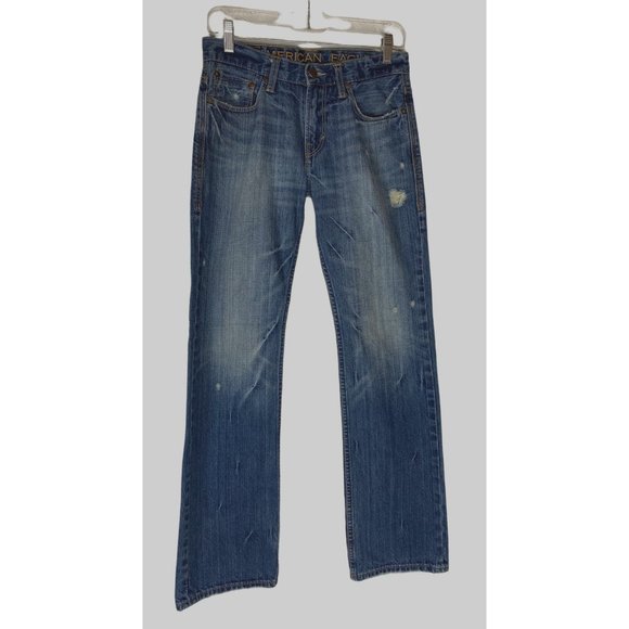 American Eagle Women's Low Rise Slim Fit Straight Jeans Size 28/30 - Picture 1 of 8